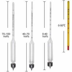 LLOVE Compteur D'alcool 3 Pièces Avec Thermomètre Compteur D'alcool Teneur En Alcool 0-40, 40-70, 70-100 Vol% Hydromètre Pour Spiritueux Distillats Whisky Brandy Vodka 9 LLOVE Compteur D'alcool 3 Pièces Avec Thermomètre Compteur D'alcool Teneur En Alcool 0-40, 40-70, 70-100 Vol% Hydromètre Pour Spiritueux Distillats Whisky Brandy Vodka -Outil de l'électricien Soldes 2022 67914682 5