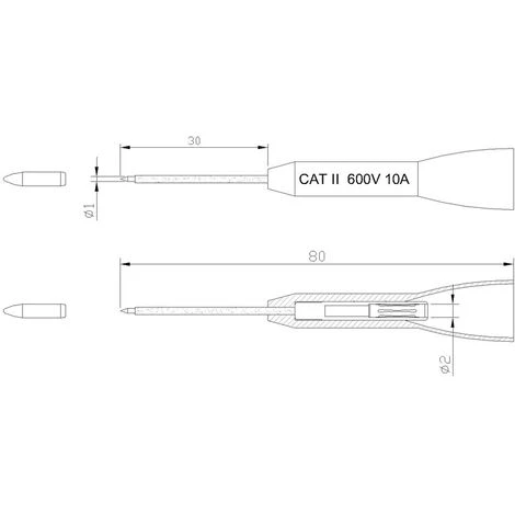 BENOBBY KIDS Sonde Multimètre, Universelle, Pointe De Compteur Numérique D'extension D'aiguille En Acier, Stylo à Aiguille De Compteur De Réparation D'électricien De Réparation Automatique 2 BENOBBY KIDS Sonde Multimètre, Universelle, Pointe De Compteur Numérique D'extension D'aiguille En Acier, Stylo à Aiguille De Compteur De Réparation D'électricien De Réparation Automatique – Image 2