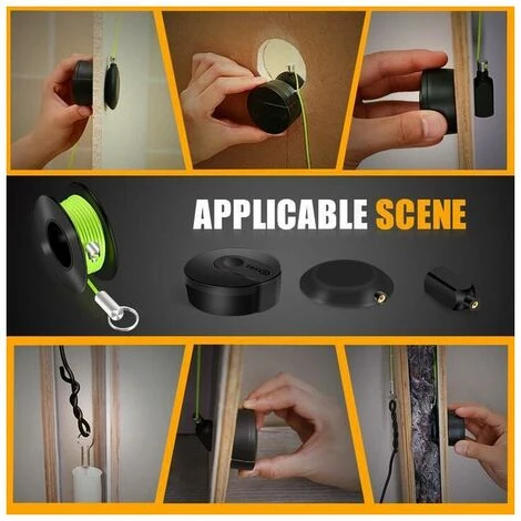 GRID COOL Tire Fil Magnetique-Electrique Puller For Outils Et Testeurs Passe Fil Aimant Tire Fil MagnéTique Tire Fils D'électricien 4 GRID COOL Tire Fil Magnetique-Electrique Puller For Outils Et Testeurs Passe Fil Aimant Tire Fil MagnéTique Tire Fils D'électricien – Image 4