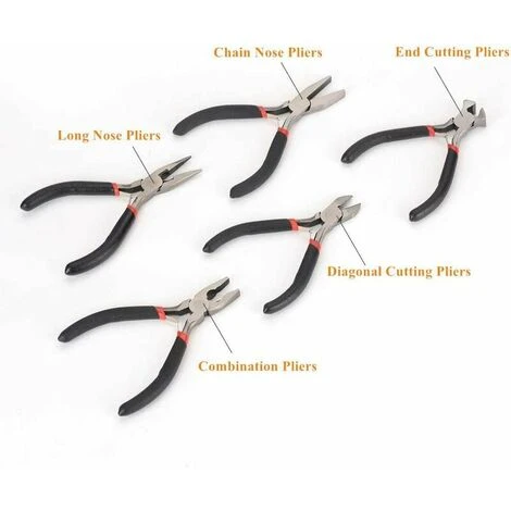 GRID COOL Pince Coupante Et Tenaille Mini Pinces Coupantes Diagonales, 4,5 Pouces/11,5 Cm CR-V Pince Coupante Multifonctionnelle De Précision Pour Dénuder Les Bijoux à La Main Outil De Fabrication De Bijoux Pour Perles 4 GRID COOL Pince Coupante Et Tenaille Mini Pinces Coupantes Diagonales, 4,5 Pouces/11,5 Cm CR-V Pince Coupante Multifonctionnelle De Précision Pour Dénuder Les Bijoux à La Main Outil De Fabrication De Bijoux Pour Perles – Image 4