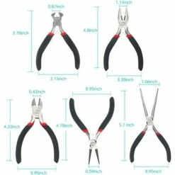 GRID COOL Pince Et Tenaille Ensemble De 5 Mini-pinces Outils à Main Professionnels Comprend Une Pince à Bec Effilé Pince De Poseur De Ligne Pince à Bec Rond Pince Coupante Diagonale 7 GRID COOL Pince Et Tenaille Ensemble De 5 Mini-pinces Outils à Main Professionnels Comprend Une Pince à Bec Effilé Pince De Poseur De Ligne Pince à Bec Rond Pince Coupante Diagonale -Outil de l'électricien Soldes 2022 68589436 3