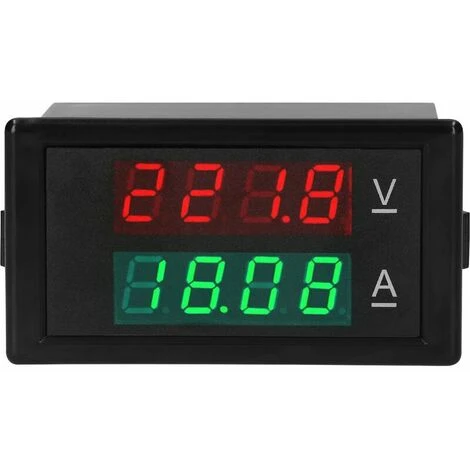 Multimètre, Ohmmètre Et Ampèremètre DENUOTOP Voltmètre Numérique Ampèremètre Tension Courant Testeur Jauge Volt Ampérage Testeur Compteur Amp Détecteur Rouge Vert Double Affichage Multimètre Numérique 1 Multimètre, Ohmmètre Et Ampèremètre DENUOTOP Voltmètre Numérique Ampèremètre Tension Courant Testeur Jauge Volt Ampérage Testeur Compteur Amp Détecteur Rouge Vert Double Affichage Multimètre Numérique
