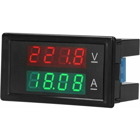 Multimètre, Ohmmètre Et Ampèremètre DENUOTOP Voltmètre Numérique Ampèremètre Tension Courant Testeur Jauge Volt Ampérage Testeur Compteur Amp Détecteur Rouge Vert Double Affichage Multimètre Numérique 3 Multimètre, Ohmmètre Et Ampèremètre DENUOTOP Voltmètre Numérique Ampèremètre Tension Courant Testeur Jauge Volt Ampérage Testeur Compteur Amp Détecteur Rouge Vert Double Affichage Multimètre Numérique – Image 3