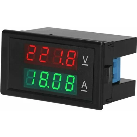 Multimètre, Ohmmètre Et Ampèremètre DENUOTOP Voltmètre Numérique Ampèremètre Tension Courant Testeur Jauge Volt Ampérage Testeur Compteur Amp Détecteur Rouge Vert Double Affichage Multimètre Numérique 5 Multimètre, Ohmmètre Et Ampèremètre DENUOTOP Voltmètre Numérique Ampèremètre Tension Courant Testeur Jauge Volt Ampérage Testeur Compteur Amp Détecteur Rouge Vert Double Affichage Multimètre Numérique – Image 5