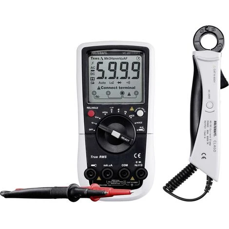 Multimètre , Adaptateur Pour Sondes De Courant VOLTCRAFT VC281 VC-8235915 Numérique étalonné: Dusine (sans Certificat) 1 Multimètre , Adaptateur Pour Sondes De Courant VOLTCRAFT VC281 VC-8235915 Numérique étalonné: Dusine (sans Certificat)