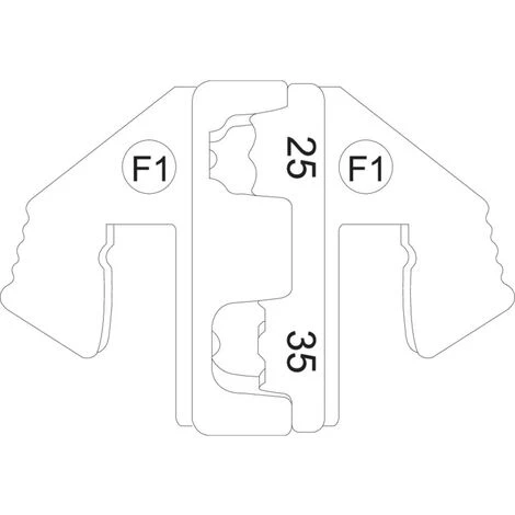 TOOLCRAFT PLE-0F1 Pour Embouts De Câble Ouverture De Serrage: 25 à 35 Mm² Adapté Pour Marque (pinces): TOOLCRAFT PZ-500 3 TOOLCRAFT PLE-0F1 Pour Embouts De Câble Ouverture De Serrage: 25 à 35 Mm² Adapté Pour Marque (pinces): TOOLCRAFT PZ-500 – Image 3