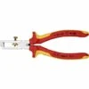 Pince à Dénuder, 160mm, Isolée Par Gaines Bi-matière, Certifiées VDE, Knipex 11 06 160